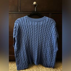 Sleeveless sweater!